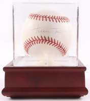 Willie Mays Signed ONL Baseball with Display Case (Steiner) at PristineAuction.com