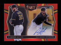 Paul Skenes 2025 Select Diamond Action Signatures Red Prizms #13 #08/99 at PristineAuction.com