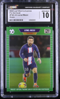 Lionel Messi 2023 Leaf Web Exclusives Pro Set Green #PSG32 #2/10 (CGC 10) at PristineAuction.com