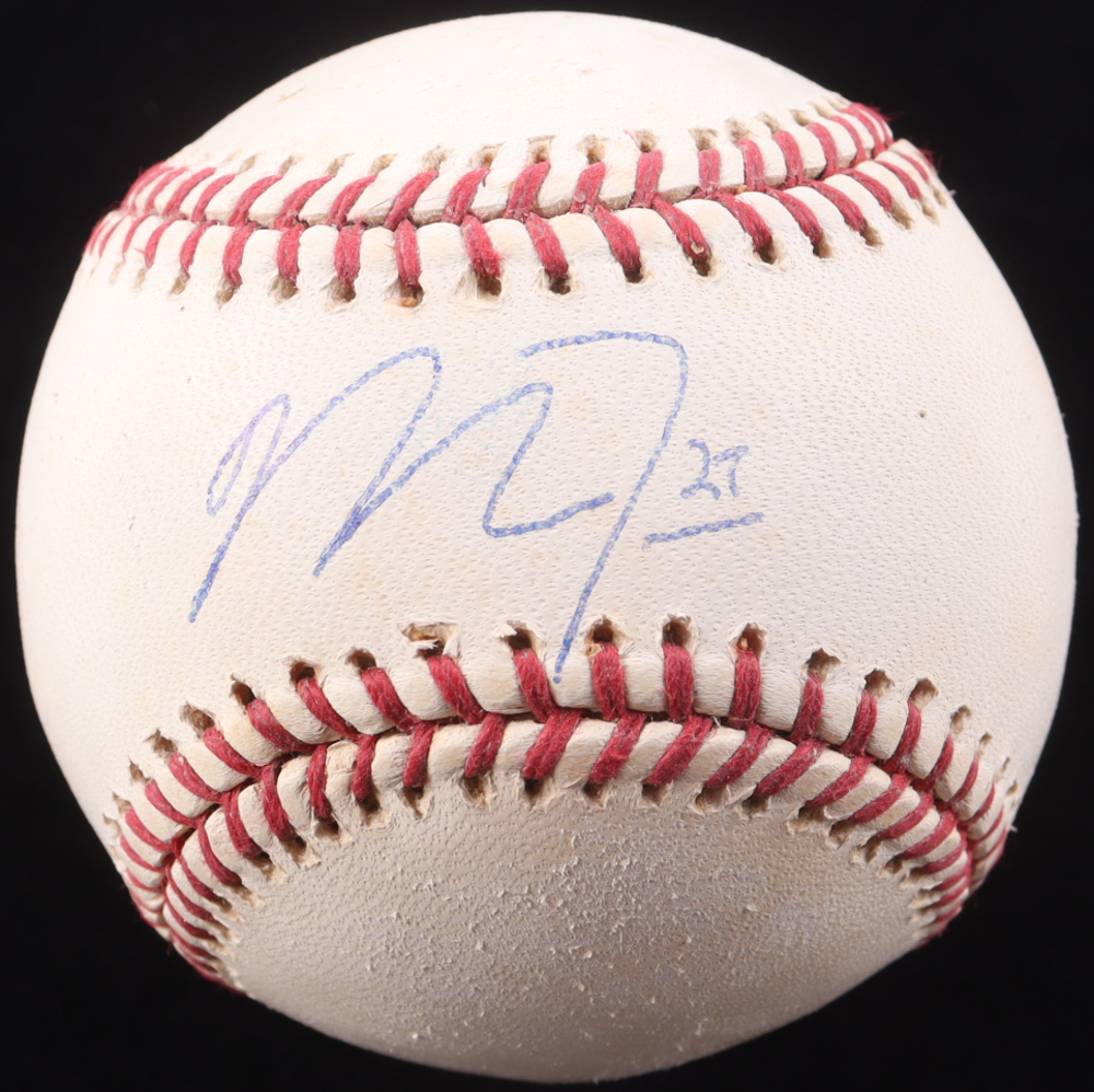 Mike Trout Signed OML Baseball with Display Case (MLB) at PristineAuction.com Mike Trout Signed OML Baseball with Display Case (MLB) at PristineAuction.com