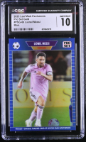 Lionel Messi 2023 Leaf Web Exclusives Pro Set Blue #PSG66 #14/25 (CGC 10) at PristineAuction.com