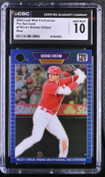 Shohei Ohtani 2023 Leaf Web Exclusives Pro Set Blue #PSG61 #24/25 (CGC 10) at PristineAuction.com