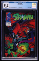 1992 "Spawn" Issue #1 Image Comic Book (CGC 9.2) at PristineAuction.com
