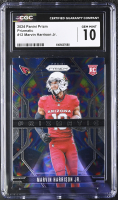 Marvin Harrison Jr. 2024 Panini Prizm Prizmatic #12 RC (CGC 10) at PristineAuction.com