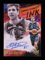 Dirk Nowitzki 2018-19 Court Kings Impressionist Ink Autographs #2 #18/25 at PristineAuction.com