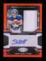 Cam Skattebo 2025 Certified Freshman Fabric Mirror Signatures Orange Etch #8 #15/30 RC at PristineAuction.com