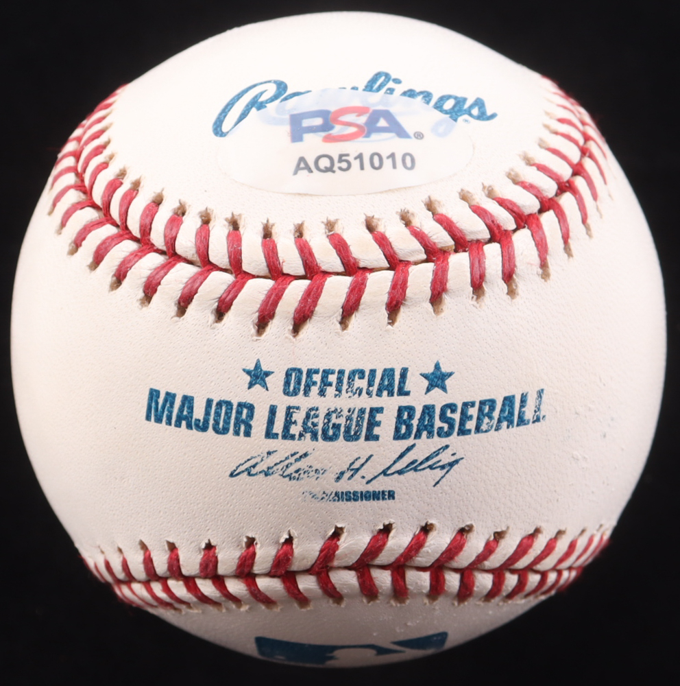 Don Larsen Signed OML Baseball with Display Case (PSA) at PristineAuction.com Don Larsen Signed OML Baseball with Display Case (PSA) at PristineAuction.com