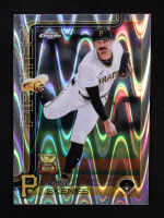 Paul Skenes 2025 Topps Chrome RayWave Refractors #300 at PristineAuction.com