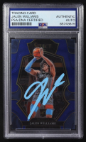 Jalen Williams Signed 2022-23 Panini Select Premier Level Blue #167 RC (PSA) at PristineAuction.com
