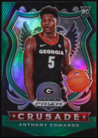 Anthony Edwards 2020-21 Panini Prizm Draft Picks Prizms Green CR #81 RC at PristineAuction.com