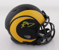 Aaron Donald Signed Rams Eclipse Alternate Speed Mini Helmet (JSA) at PristineAuction.com