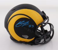 Braden Fiske Signed Rams Eclipse Alternate Speed Mini Helmet (JSA) at PristineAuction.com