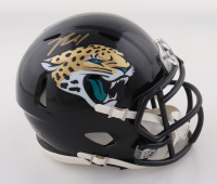 Tank Bigsby Signed Jaguars Speed Mini Helmet (JSA) at PristineAuction.com