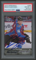 Mikko Rantanen Signed 2015 Upper Deck YG #206 RC (PSA 8 | Auto 9) at PristineAuction.com