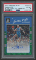 Jason Kidd 2023 Donruss Optic Retro Series Signatures Green International #RSSKID (PSA 8) at PristineAuction.com