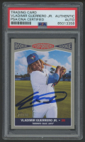 Vladimir Guerrero Jr. Signed 2019 Topps Heritage Rookie Performers #RP1 RC (PSA) at PristineAuction.com