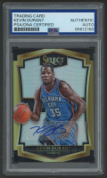 Kevin Durant Signed Sticker on 2015 Select #156 (PSA) at PristineAuction.com