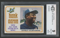 Hank Aaron 1974 Topps 715 #1 (BCCG 9) at PristineAuction.com
