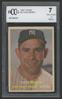 Yogi Berra 1957 Topps #2 (BCCG 7) at PristineAuction.com