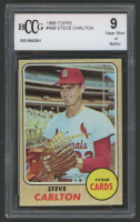 Steve Carlton 1968 Topps #408 (BCCG 9) at PristineAuction.com