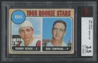 Johnny Bench / Ron Tompkins 1968 Topps #247B Rookie Stars RC (BVG 3.5) at PristineAuction.com