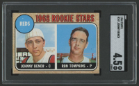 Johnny Bench / Ron Tompkins 1968 Topps #247B Rookie Stars RC (SGC 4.5) at PristineAuction.com