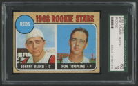 Johnny Bench / Ron Tompkins 1968 Topps #247B Rookie Stars RC (SGC 5) at PristineAuction.com