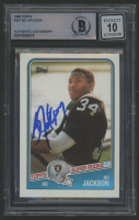 Bo Jackson Signed 1988 Topps #327 RC (BGS | Autograph Graded 10) at PristineAuction.com