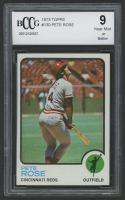 Pete Rose 1973 Topps #130 (BCCG 9) at PristineAuction.com