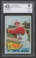 Pete Rose 1965 Topps #207 (BCCG 9) at PristineAuction.com