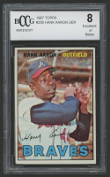 Hank Aaron 1967 Topps #250 (BCCG 8) at PristineAuction.com