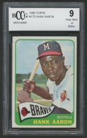 Hank Aaron 1965 Topps #170 (BCCG 9) at PristineAuction.com