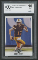 Josh Allen 2018 Leaf Rookie Star #08 RC (BCCG 10) at PristineAuction.com