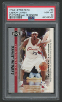 LeBron James 2003-04 Upper Deck Phenomenal Beginning LeBron James #19 RC (PSA 10) at PristineAuction.com