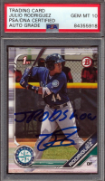 Julio Rodriguez Signed 2019 Bowman Prospects #BP33 RC Inscribed "JROD Show" (PSA | Autograph Graded 10) at PristineAuction.com
