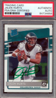 Jalen Hurts Signed 2020 Donruss Optic #164 RR RC (PSA) at PristineAuction.com