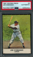 Joe DiMaggio Signed 1961 Golden Press #9 (PSA) at PristineAuction.com