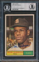 Bob Gibson Signed 1961 Topps #211 (BGS) at PristineAuction.com