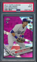 Cody Bellinger 2017 Topps Chrome Pink Refractors #79 (PSA 9) at PristineAuction.com
