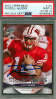 Russell Wilson Signed 2012 Upper Deck #134 RC (PSA 9 | Autograph Graded 10) at PristineAuction.com