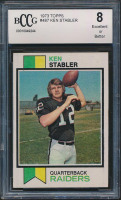 Ken Stabler 1973 Topps #487 RC (BCCG 8) at PristineAuction.com