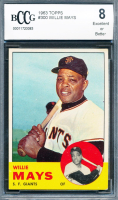 Willie Mays 1963 Topps #300 (BCCG 8) at PristineAuction.com