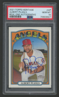 Albert Pujols 2021 Topps Heritage Real One Autographs #ROAAP (PSA 10) at PristineAuction.com