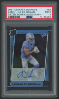 Amon-Ra St. Brown 2021 Clearly Donruss Clearly Autographs #84 RR RC (PSA 9) at PristineAuction.com