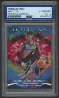 Shai Gilgeous-Alexander Signed 2021-22 Panini Origins #36 (PSA) at PristineAuction.com