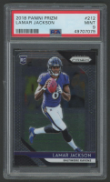 Lamar Jackson 2018 Panini Prizm #212 RC (PSA 9) at PristineAuction.com