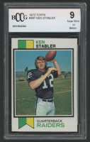 Ken Stabler 1973 Topps #487 RC (BCCG 9) at PristineAuction.com