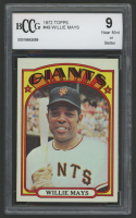 Willie Mays 1972 Topps #49 (BCCG 8) at PristineAuction.com