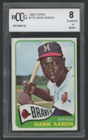 Hank Aaron 1965 Topps #170 (BCCG 8) at PristineAuction.com