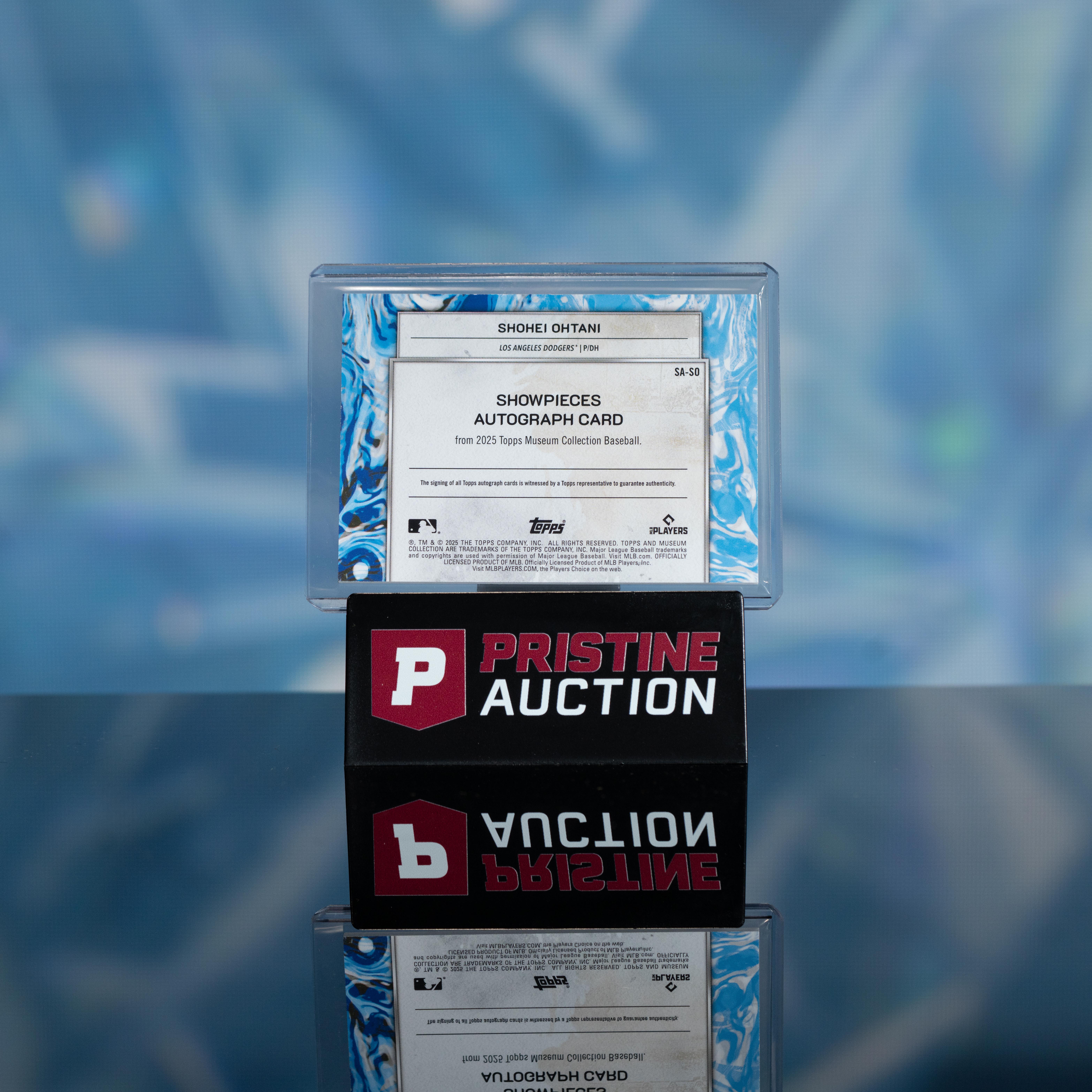 Shohei Ohtani 2025 Topps Museum Collection Showpieces Autographs #SASO #7/10 at PristineAuction.com Shohei Ohtani 2025 Topps Museum Collection Showpieces Autographs #SASO #7/10 at PristineAuction.com